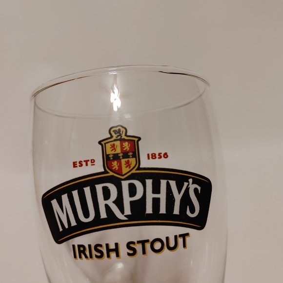 MURPHY'S IRISH STOUT Dining Murphys Irish Stout Pub Bar Glasses Murphy Ireland Man Cave 2 X